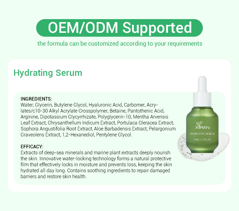 private label revision hydrating serum